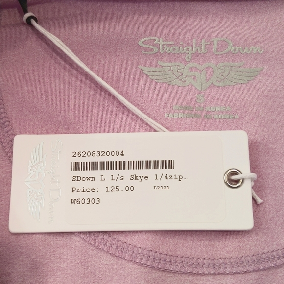 NWT Straight Down Women's Skye Quarter-Zip Pullover with Grayhawk Golf Club Logo - Picture 6 of 6